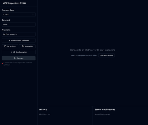 MCP Inspector Interface